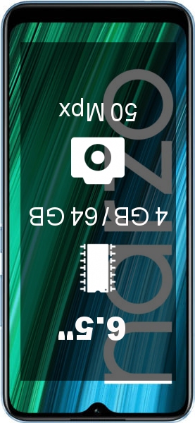Realme Narzo 50A 4GB · 64GB smartphone