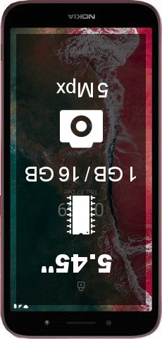 Nokia C1 Plus 1GB · 16GB smartphone
