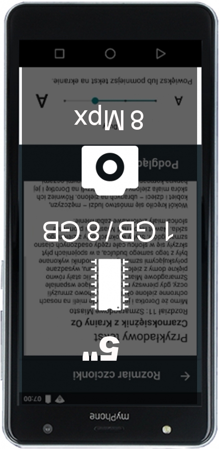 MyPhone Pocket 18x9 smartphone