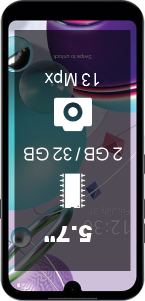 LG K31 2GB · 32GB · LMK300QMA smartphone