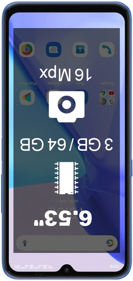 UMiDIGI Power 5 3GB · 64GB smartphone