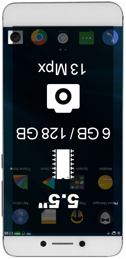 LeEco (LeTV) Le X950 6GB 128GB smartphone
