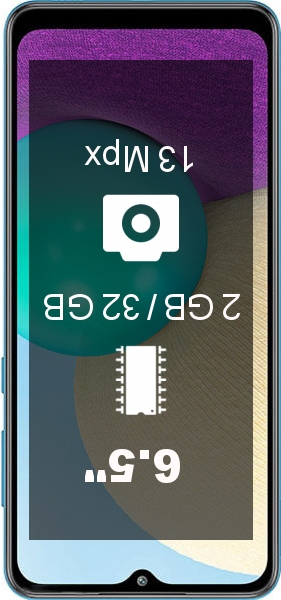 Samsung Galaxy M02 2GB · 32GB · SM-M022F smartphone
