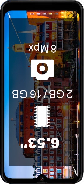 Poptel K2 2GB · 16GB smartphone