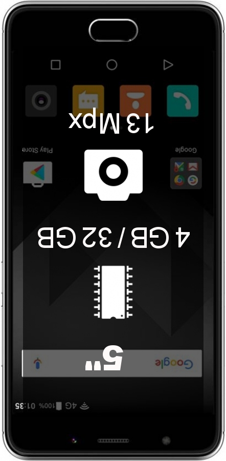 YU reka Black 32GB smartphone