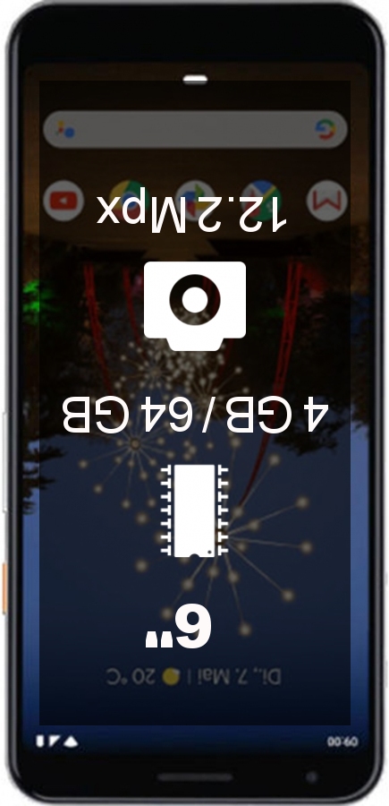 Google Pixel 3a XL GLOBAL G020B smartphone