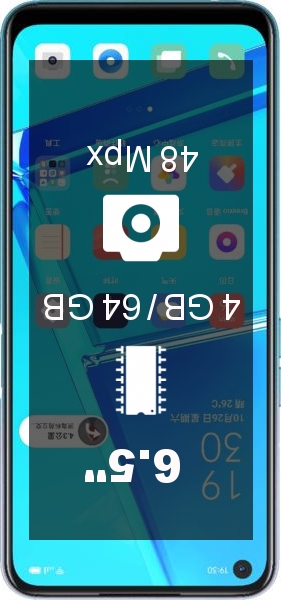 Oppo A52 4GB · 64GB smartphone