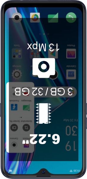 Oppo A12 3GB · 32GB smartphone