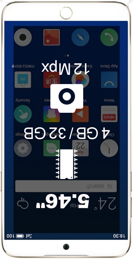 MEIZU 15 Lite 4GB 32GB smartphone