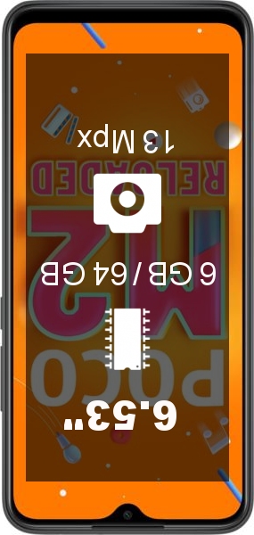 Poco M2 Reloaded 6GB · 64GB smartphone