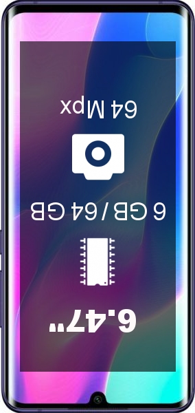 Xiaomi Mi Note 10 Lite 6GB · 64GB smartphone