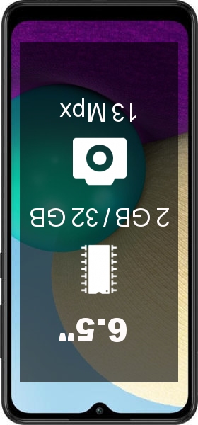 Samsung Galaxy A02 2GB · 32GB · SM-A022F smartphone