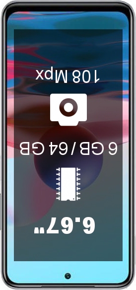 Xiaomi Redmi Note 10 Pro 6GB · 64GB smartphone