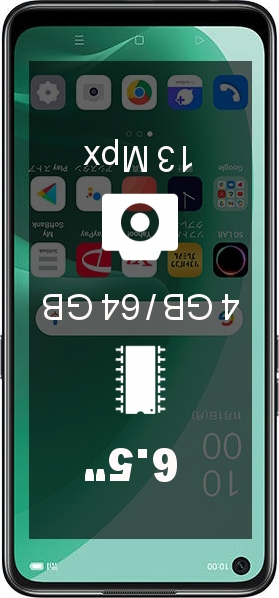 Oppo A55s 5G 4GB · 64GB smartphone