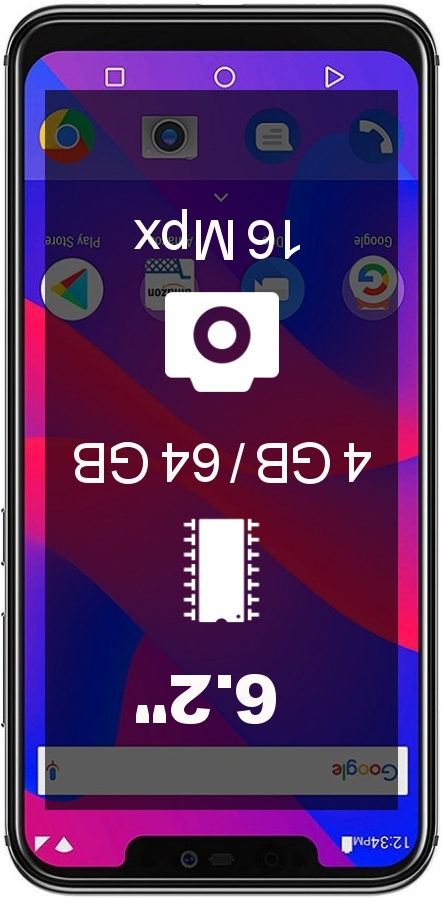 BLU Vivo XI+ Plus 4GB 64GB smartphone
