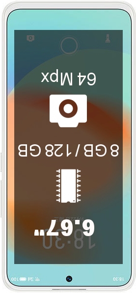 MEIZU 18X 8GB · 128GB smartphone