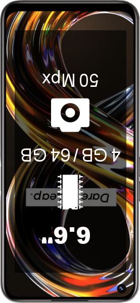 Realme 8i 4GB · 64GB smartphone