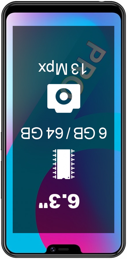 Vivo V9 Pro IN 6GB 64GB smartphone