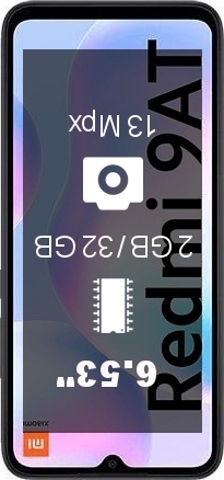 Xiaomi Redmi 9AT 2GB · 32GB smartphone