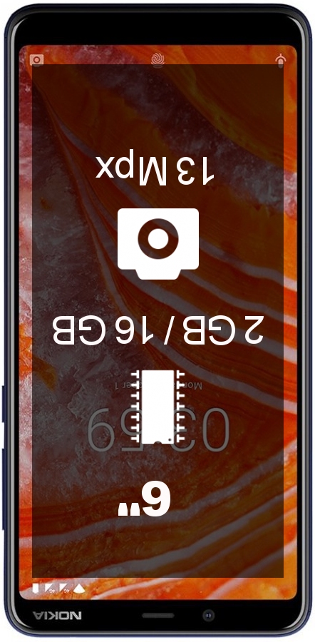 Nokia 3.1 Plus 2GB 16GB TA-1118 smartphone