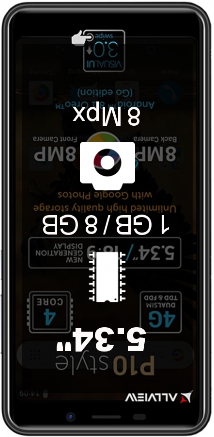 Allview P10 Style smartphone
